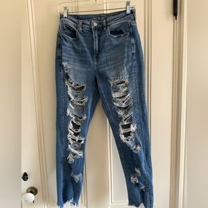 American Eagle ripped jeans